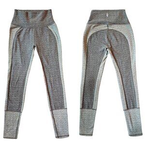 Free People Movement yoga pants herringbone Heathered green Size XS
